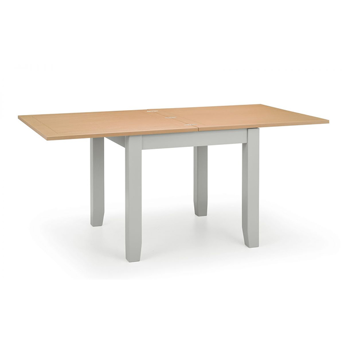 Richmond Flip-top Dining Table In Elephant Grey - Click Image to Close